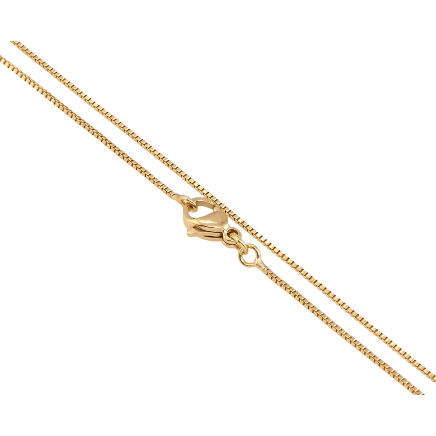 Цепочка Xuping Позолота 18K Плетение Венецианское длина 50см х 1мм фото №1
