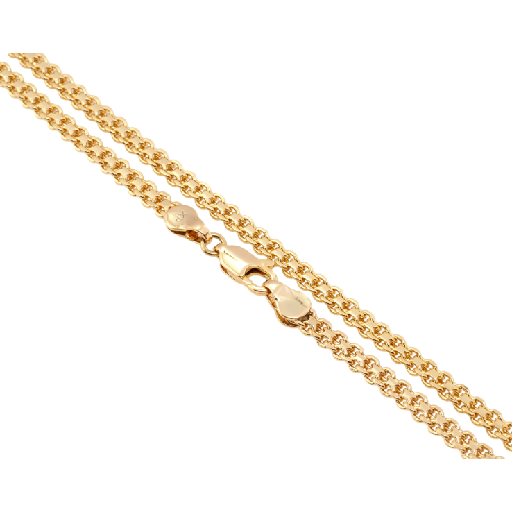 Цепочка Xuping Позолота 18K Плетение Итальянский Бисмарк длина 44см х 4мм фото №17 Цепочка Xuping Позолота 18K Плетение Итальянский Бисмарк длина 44см х 4мм фото №17
