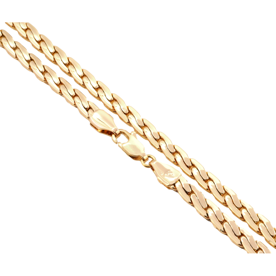 Цепочка Xuping Позолота 18K Плетение Фантазийное длина 50см х 5мм фото №1 Цепочка Xuping Позолота 18K Плетение Фантазийное длина 50см х 5мм фото №1
