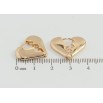 Серьги Xuping Позолота 18K колечки Розбитое сердце фото №2 Серьги Xuping Позолота 18K колечки Розбитое сердце фото №2