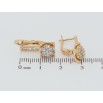 Серьги Xuping Позолота 18K английский замок Декоративные цветочки с цирконием фото №2 Серьги Xuping Позолота 18K английский замок Декоративные цветочки с цирконием фото №2