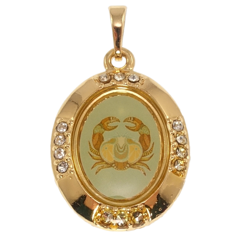Кулон Xuping Позолота 18K Знак Зодіаку Рак для ланцюжка до 5мм фото №8 Кулон Xuping Позолота 18K Знак Зодіаку Рак для ланцюжка до 5мм фото №8