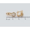 Серьги Xuping Позолота 18K английский замок Декоративные цветочки с цирконием фото №2 Серьги Xuping Позолота 18K английский замок Декоративные цветочки с цирконием фото №2