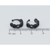 Серьги Xuping Позолота Black (черное золото) каффы Инкрустация черным цирконием фото №2 Серьги Xuping Позолота Black (черное золото) каффы Инкрустация черным цирконием фото №2