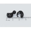 Серьги Xuping Позолота Black (черное золото) каффы Инкрустация черным цирконием фото №2 Серьги Xuping Позолота Black (черное золото) каффы Инкрустация черным цирконием фото №2