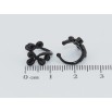 Серьги Xuping Позолота Black (черное золото) каффы Инкрустация черным цирконием фото №2 Серьги Xuping Позолота Black (черное золото) каффы Инкрустация черным цирконием фото №2