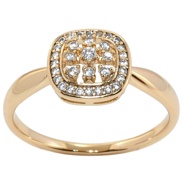 Кольцо Xuping Позолота 18K Инкрустация цирконием фото №8 Кольцо Xuping Позолота 18K Инкрустация цирконием фото №8