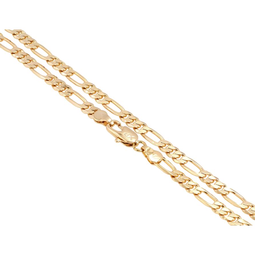 Ланцюжок Xuping Позолота 18K Плетіння Фігаро довжина 50см х 5мм фото №1 Ланцюжок Xuping Позолота 18K Плетіння Фігаро довжина 50см х 5мм фото №1