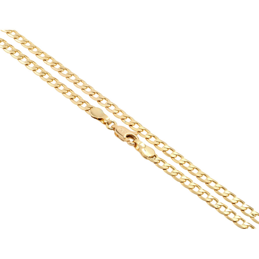 Цепочка Xuping Позолота 18K Плетение Панцирное длина 50см х 4мм фото №1 Цепочка Xuping Позолота 18K Плетение Панцирное длина 50см х 4мм фото №1