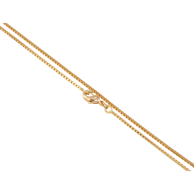 Ланцюжок Xuping Позолота 18K Плетіння Венеціанське довжина 50см х 1.5мм фото №6 Ланцюжок Xuping Позолота 18K Плетіння Венеціанське довжина 50см х 1.5мм фото №6