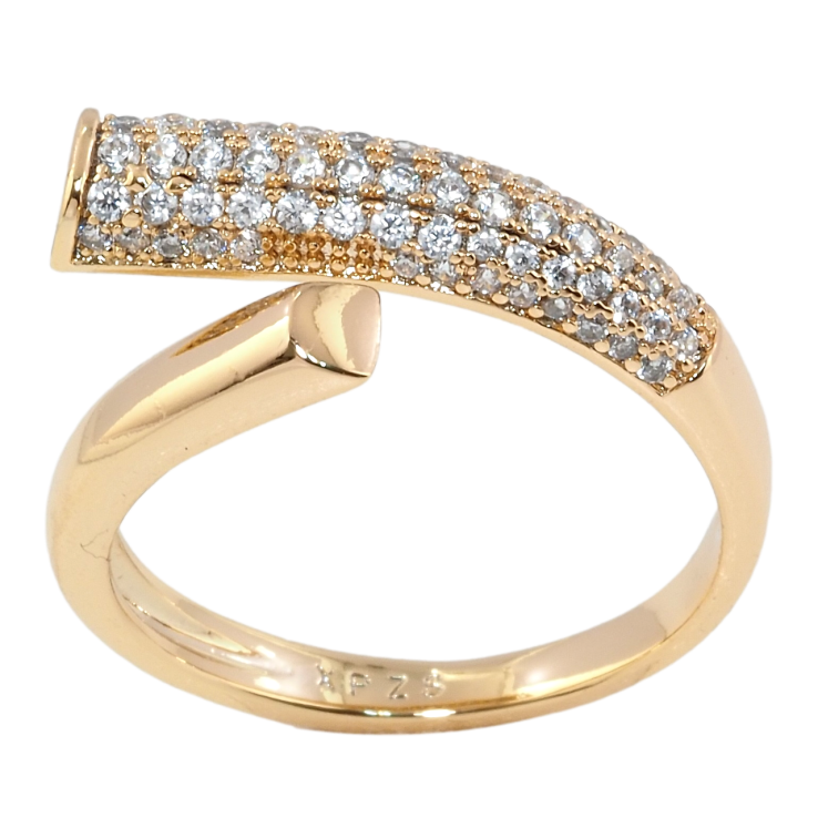 Каблучка Xuping Позолота 18K Інкрустація цирконієм фото №6 Каблучка Xuping Позолота 18K Інкрустація цирконієм фото №6