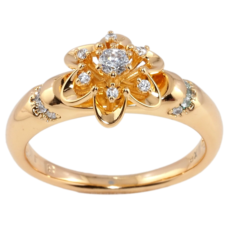 Каблучка Xuping Позолота 18K Квіточка фото №2 Каблучка Xuping Позолота 18K Квіточка фото №2