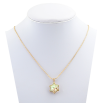 Кулон Xuping колір 18K з кристалами Swarovski на ланцюжку Кристал Едельвейс Luminous Green довжина 40-45см фото №2 Кулон Xuping колір 18K з кристалами Swarovski на ланцюжку Кристал Едельвейс Luminous Green довжина 40-45см фото №2