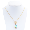 Кулон Xuping цвет 18K с кристаллами Swarovski на цепочке Корона и Кристалл Paradise Shine длина 40-45см фото №2 Кулон Xuping цвет 18K с кристаллами Swarovski на цепочке Корона и Кристалл Paradise Shine длина 40-45см фото №2