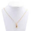 Кулон Xuping цвет 18K с кр-ми Swarovski на ц-ке Кристальная капля Topaz с цветочком длина 39-45см фото №2 Кулон Xuping цвет 18K с кр-ми Swarovski на ц-ке Кристальная капля Topaz с цветочком длина 39-45см фото №2