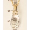 Кулон Xuping колір 18K з кр-ми Swarovski на ланцюжку Кристальна крапля Clear з квіточкою довжина 39-45см фото №3 Кулон Xuping колір 18K з кр-ми Swarovski на ланцюжку Кристальна крапля Clear з квіточкою довжина 39-45см фото №3