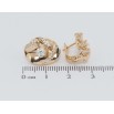 Серьги Xuping Позолота 18K английский замок Цветочки с цирконием фото №2 Серьги Xuping Позолота 18K английский замок Цветочки с цирконием фото №2