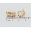 Серьги Xuping Позолота 18K английский замок Декоративный орнамент с цирконием фото №2 Серьги Xuping Позолота 18K английский замок Декоративный орнамент с цирконием фото №2