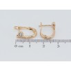 Серьги Xuping Позолота 18K английский замок Декоративные с фианитами фото №2 Серьги Xuping Позолота 18K английский замок Декоративные с фианитами фото №2