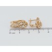 Сережки Xuping Позолота 18K англійський замок Квітковий орнамент з цирконієм фото №2 Сережки Xuping Позолота 18K англійський замок Квітковий орнамент з цирконієм фото №2