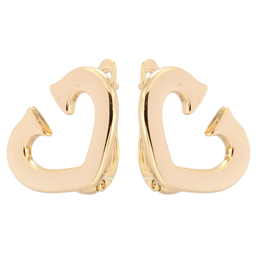 Серьги Xuping Позолота 18K английский замок Декоративные сердечки фото №1 Серьги Xuping Позолота 18K английский замок Декоративные сердечки фото №1