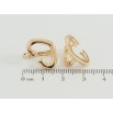 Серьги Xuping Позолота 18K английский замок Декоративные сердечки фото №2 Серьги Xuping Позолота 18K английский замок Декоративные сердечки фото №2