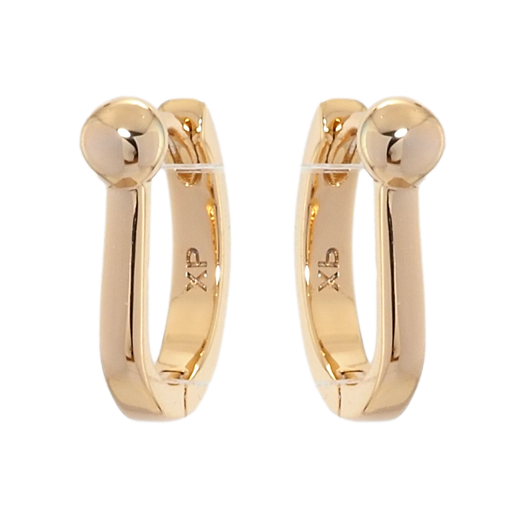 Сережки Xuping Позолота 18K колечка Кульки на дужках фото №9 Сережки Xuping Позолота 18K колечка Кульки на дужках фото №9