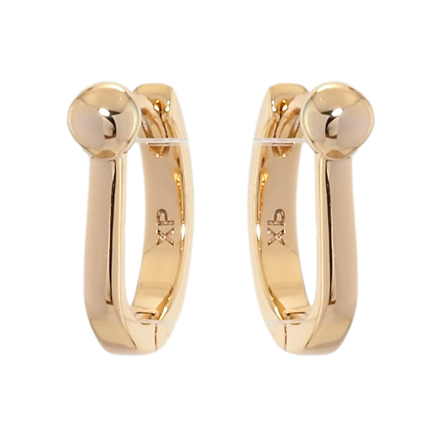 Сережки Xuping Позолота 18K колечка Кульки на дужках фото №1 Сережки Xuping Позолота 18K колечка Кульки на дужках фото №1