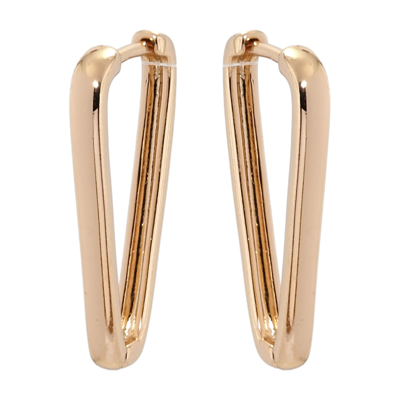 Серьги Xuping Позолота 18K колечки Фигурные фото №2 Серьги Xuping Позолота 18K колечки Фигурные фото №2
