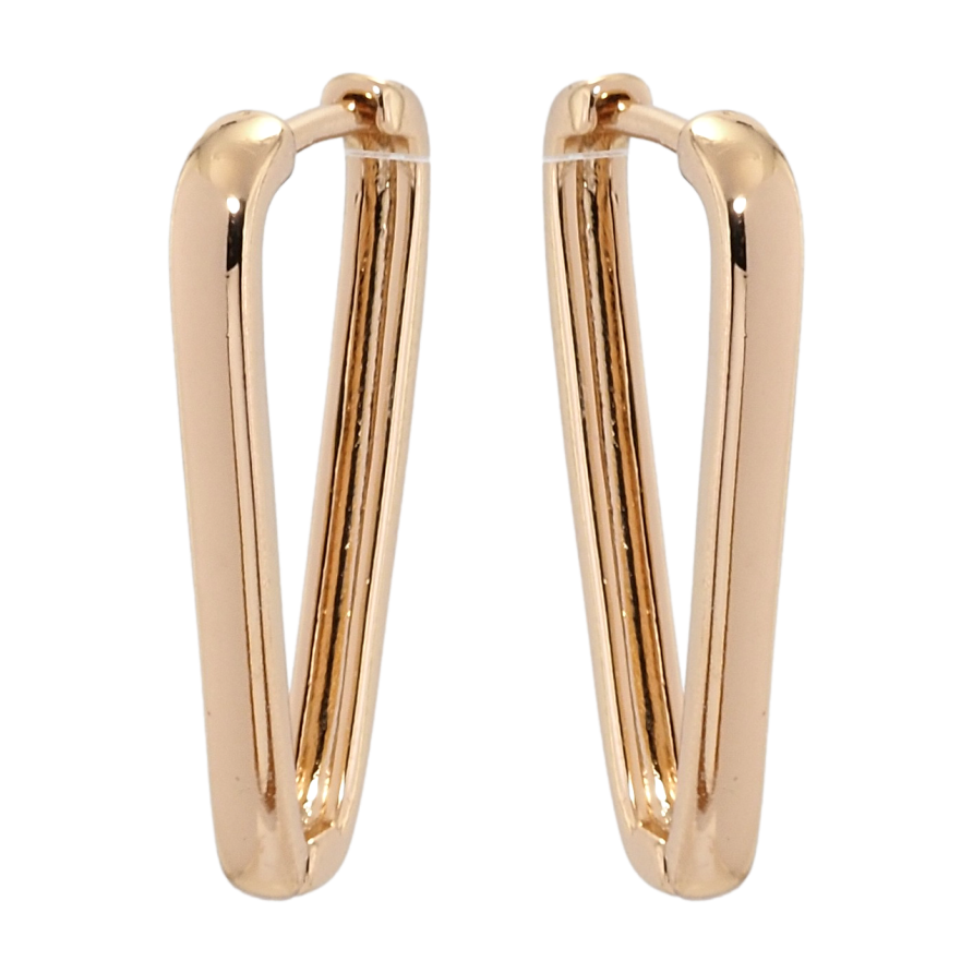 Серьги Xuping Позолота 18K колечки Фигурные фото №1 Серьги Xuping Позолота 18K колечки Фигурные фото №1