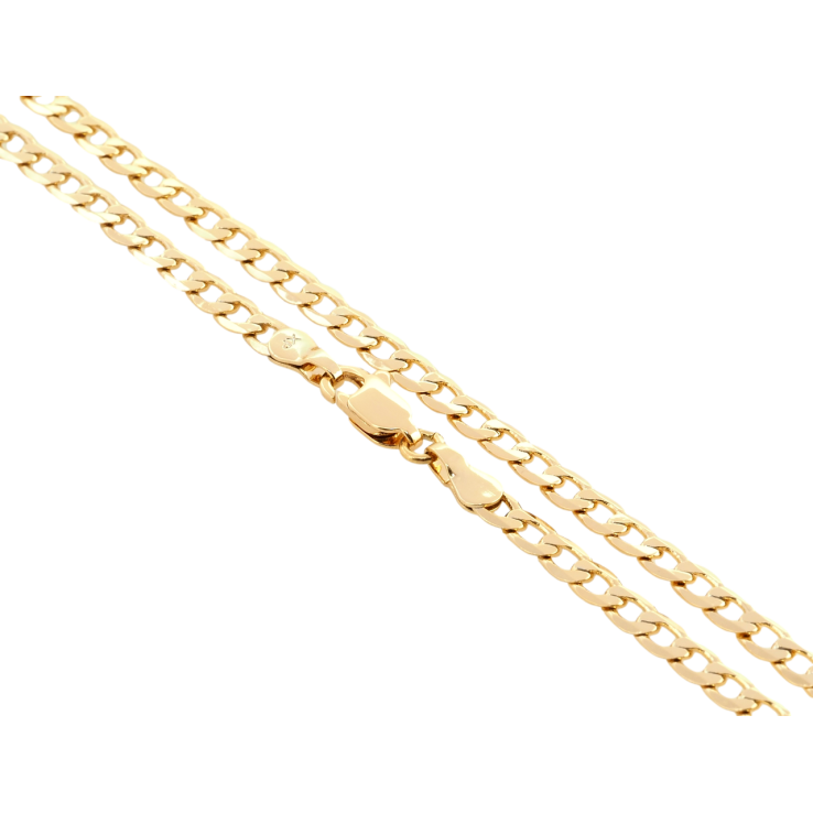 Цепочка Xuping Позолота 18K Плетение Панцирное длина 54см х 4мм фото №9 Цепочка Xuping Позолота 18K Плетение Панцирное длина 54см х 4мм фото №9