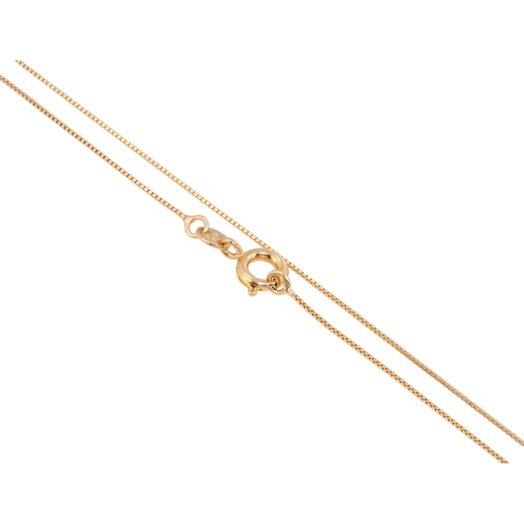 Цепочка Xuping Позолота 18K Плетение Венецианское длина 50см х 1мм фото №8 Цепочка Xuping Позолота 18K Плетение Венецианское длина 50см х 1мм фото №8