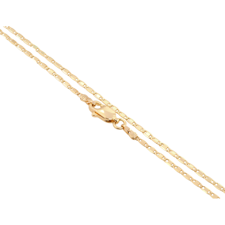 Цепочка Xuping Позолота 18K Плетение Морская Цепь длина 44см х 2мм фото №1 Цепочка Xuping Позолота 18K Плетение Морская Цепь длина 44см х 2мм фото №1