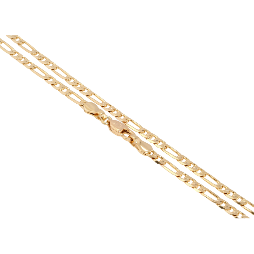 Цепочка Xuping Позолота 18K Плетение Фигаро длина 45см х 3.5мм фото №1 Цепочка Xuping Позолота 18K Плетение Фигаро длина 45см х 3.5мм фото №1