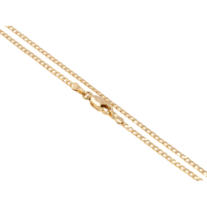Ланцюжок Xuping Позолота 18K Плетіння Панцирне довжина 45см х 2мм фото №4 Ланцюжок Xuping Позолота 18K Плетіння Панцирне довжина 45см х 2мм фото №4