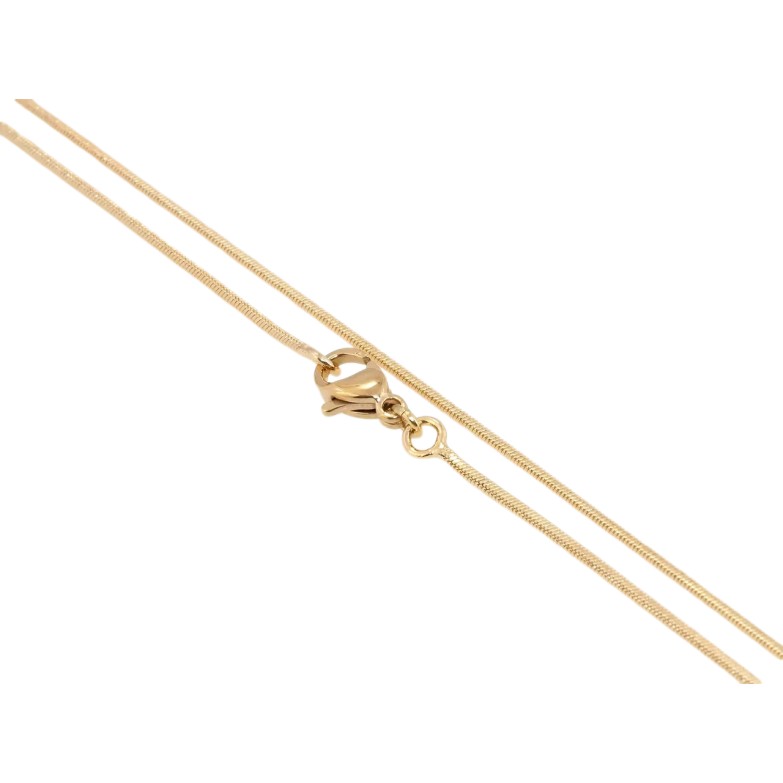 Ланцюжок Xuping Позолота 18K Плетіння Ювелірний шнур 4-х гранний довжина 60см х 1мм фото №3 Ланцюжок Xuping Позолота 18K Плетіння Ювелірний шнур 4-х гранний довжина 60см х 1мм фото №3