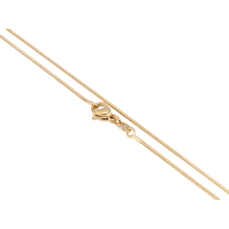 Цепочка Xuping Позолота 18K Плетение Ювелирный шнур длина 61см х 1мм фото №4 Цепочка Xuping Позолота 18K Плетение Ювелирный шнур длина 61см х 1мм фото №4