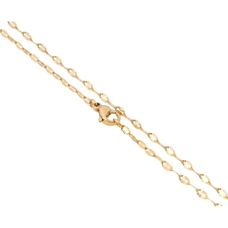 Цепочка Xuping ТТМ Stainless Steel цвет 18K Плетение Якорное декоративное длина 45см х 2мм фото №12