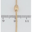 Цепочка Xuping ТТМ Stainless Steel цвет 18K Плетение Ювелирный шнур с бусинами длина 45см х 1.5мм фото №2 Цепочка Xuping ТТМ Stainless Steel цвет 18K Плетение Ювелирный шнур с бусинами длина 45см х 1.5мм фото №2