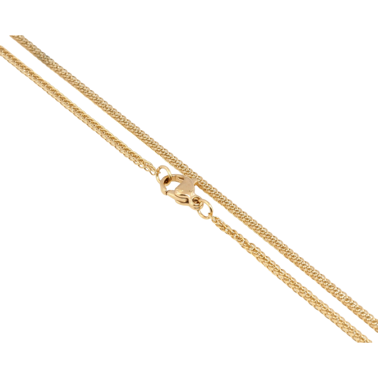 Цепочка Xuping ТТМ Stainless Steel цвет 18K Плетение Персидская ночь длина 46см х 2мм фото №2