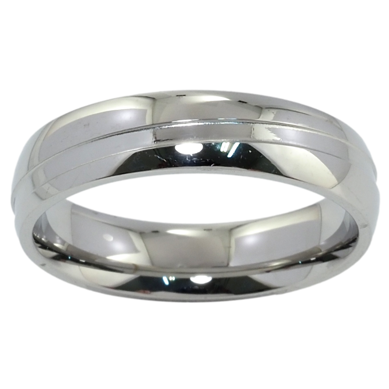 Каблучка Xuping TTM Stainless Steel Колір Родій Обручка з візерунком, шир. 5мм фото №4 Каблучка Xuping TTM Stainless Steel Колір Родій Обручка з візерунком, шир. 5мм фото №4