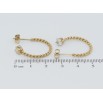 Серьги Xuping TTM Stainless Steel цвет 14K пусеты Дуги с кристаллами фото №2 Серьги Xuping TTM Stainless Steel цвет 14K пусеты Дуги с кристаллами фото №2