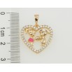 Кулон Xuping Позолота 18K Сердце для цепочки до 5мм фото №2 Кулон Xuping Позолота 18K Сердце для цепочки до 5мм фото №2