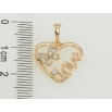 Кулон Xuping Позолота 18K Сердце для цепочки до 5мм фото №2 Кулон Xuping Позолота 18K Сердце для цепочки до 5мм фото №2