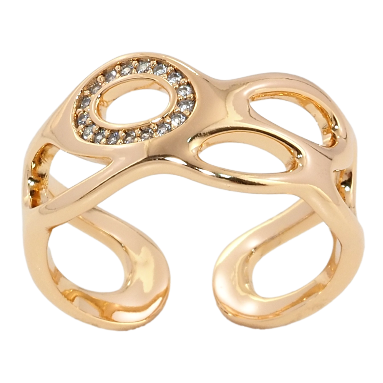 Каблучка Xuping Позолота 18K Авангард фото №3 Каблучка Xuping Позолота 18K Авангард фото №3
