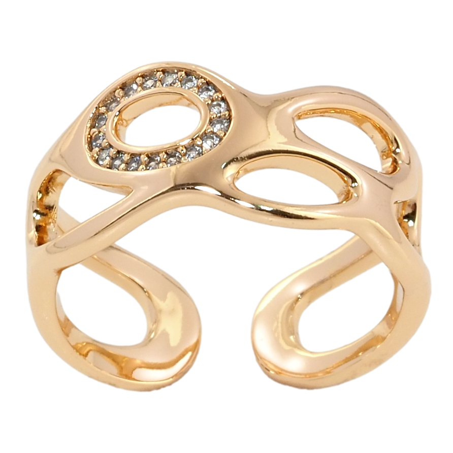 Каблучка Xuping Позолота 18K Авангард фото №1 Каблучка Xuping Позолота 18K Авангард фото №1