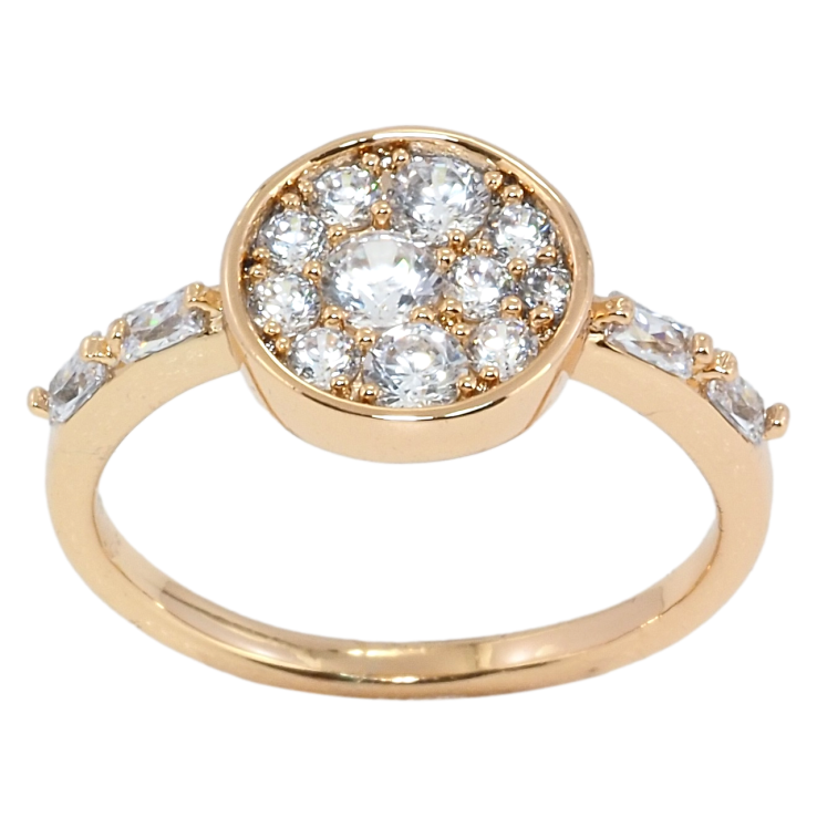 Каблучка Xuping Позолота 18K Інкрустація цирконієм фото №8 Каблучка Xuping Позолота 18K Інкрустація цирконієм фото №8
