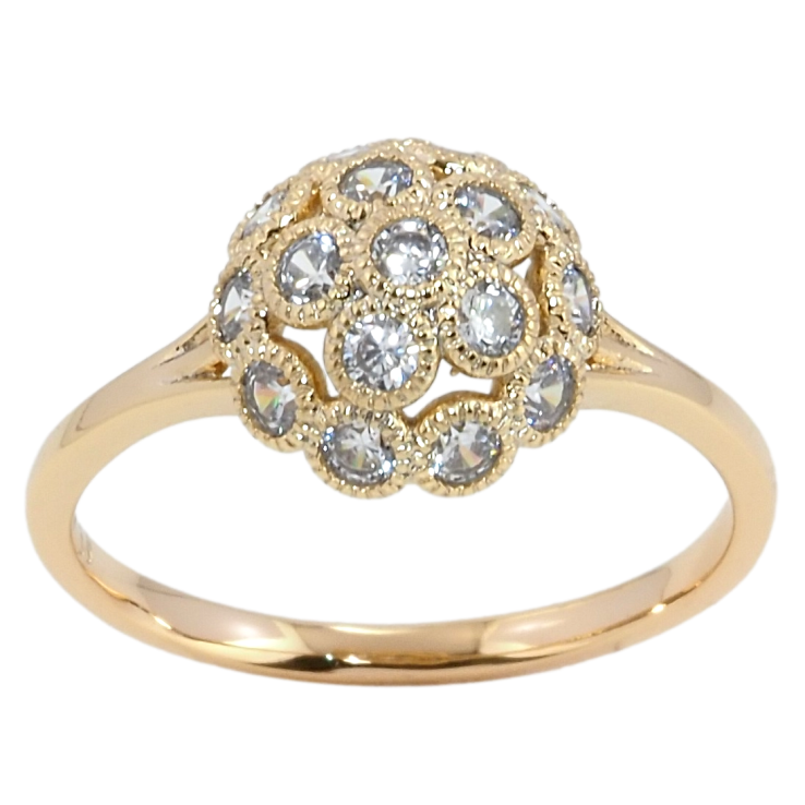 Кольцо Xuping Позолота 18K Купол из циркония фото №18 Кольцо Xuping Позолота 18K Купол из циркония фото №18