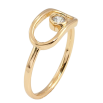 Кольцо Xuping Позолота 18K Овал с кристаллом фото №2 Кольцо Xuping Позолота 18K Овал с кристаллом фото №2