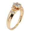 Кольцо Xuping Позолота 18K Кристальный цветок фото №2 Кольцо Xuping Позолота 18K Кристальный цветок фото №2